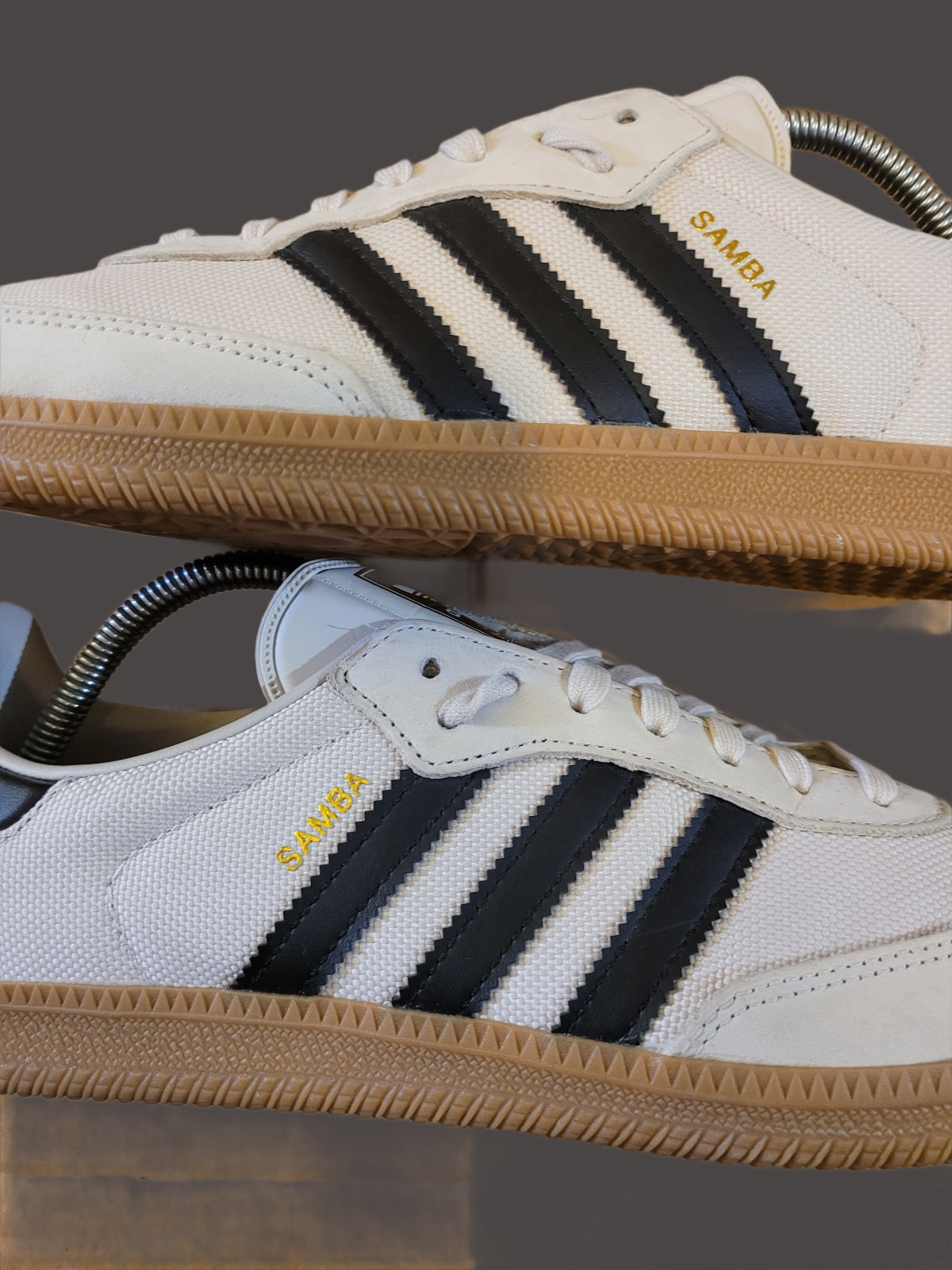 Adidas Samba Men’s Size 10 OG Originals Sand Stone/Black Gum CQ2151 Sneakers