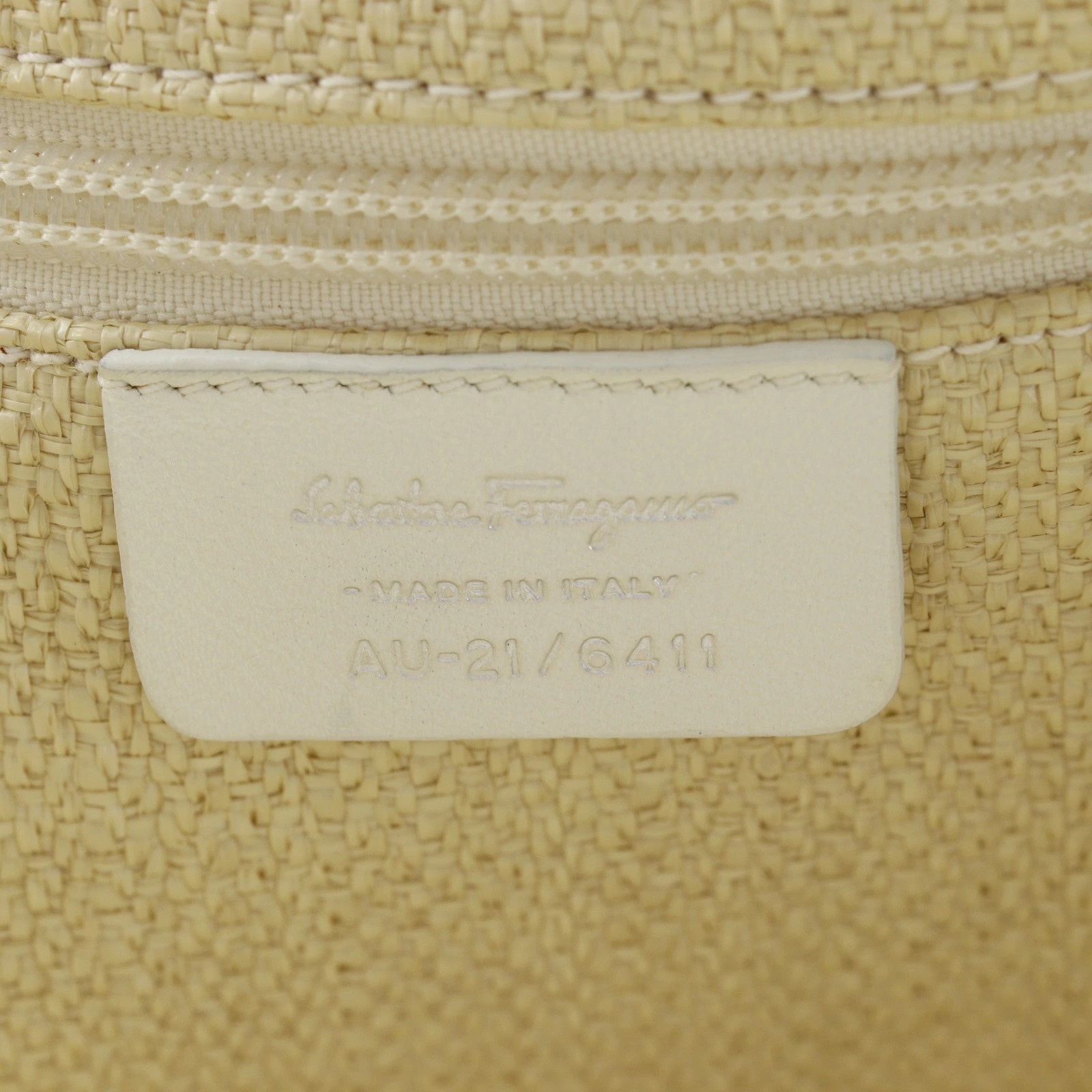 Salvatore Ferragamo Butterfly Pattern AU-21 / 6411 Tote Nylon Purple Bag #NB2500