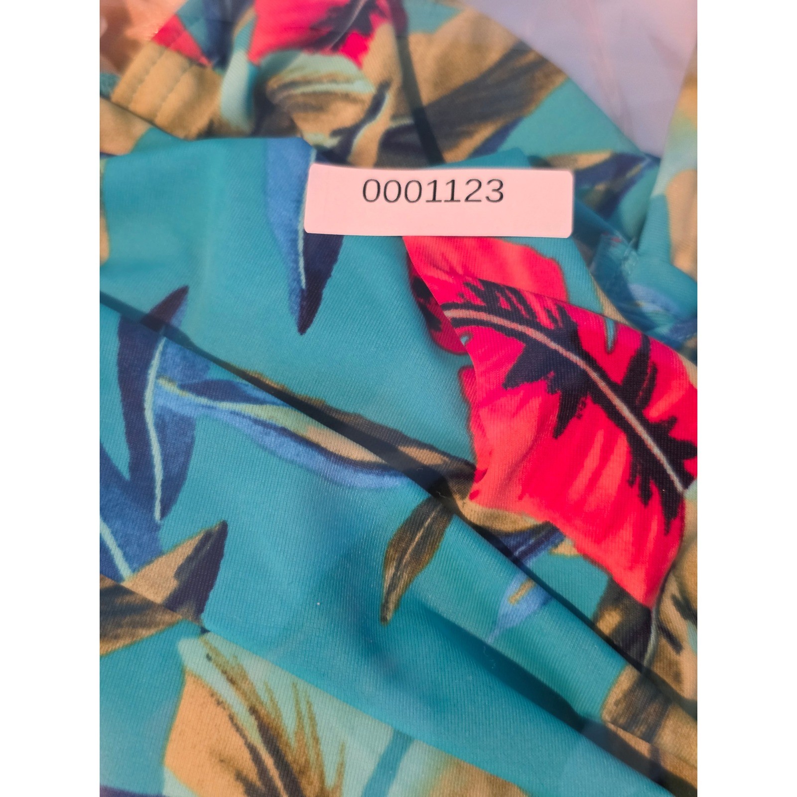 Dreamsuit by Miracle Brands Tropical Floral Halter One Piece Swimsuit Size 14