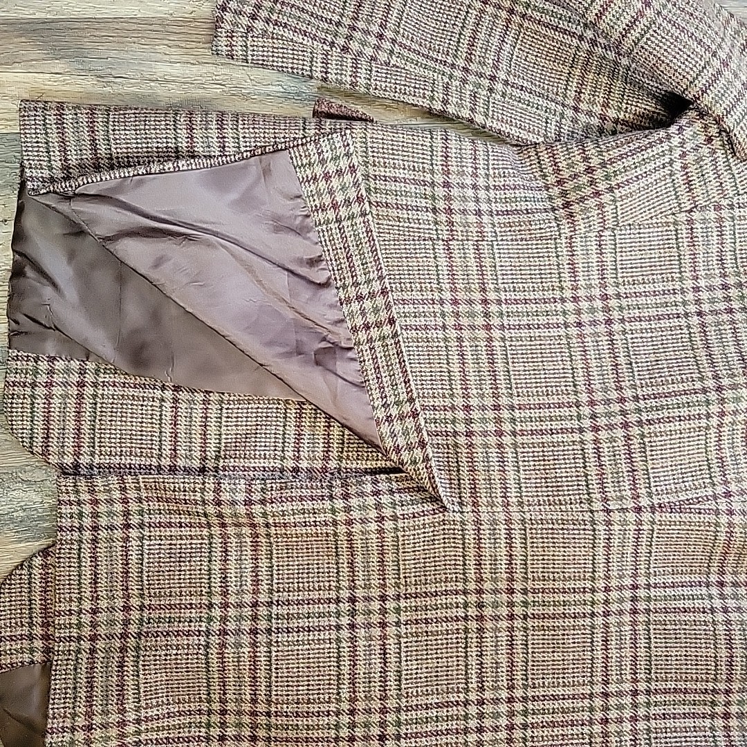 Tommy Hilfiger Tweed Jacket Mens 42R Houndstooth Wool Blazer