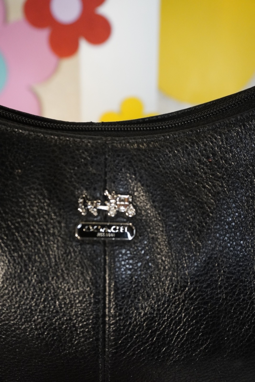 Coach Madison Mini Shoulder Bag/ Purple Lining