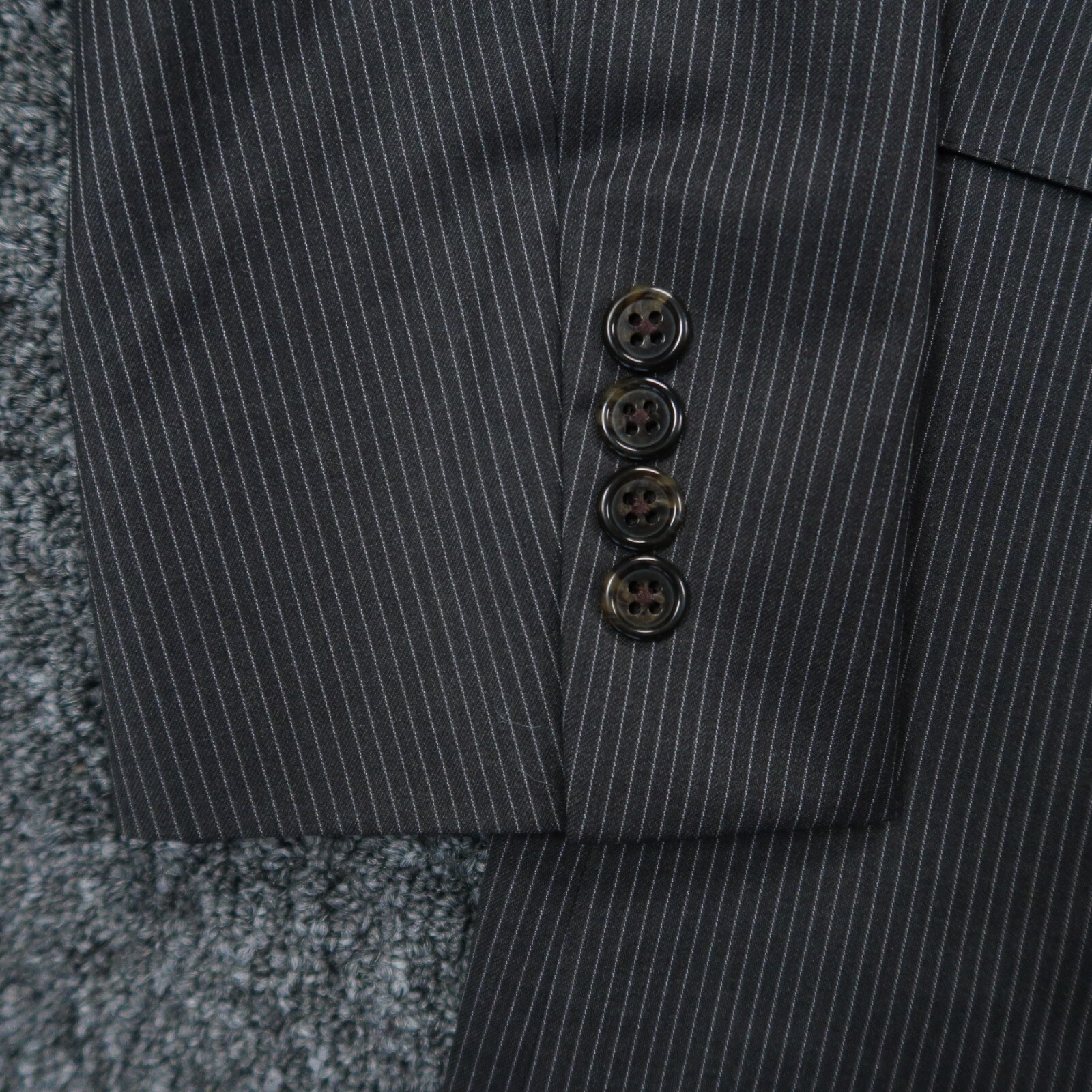 Todd Snyder Blazer Mens 40R Gray Mayfair Fit Wool Pinstripe Sport Coat Jacket