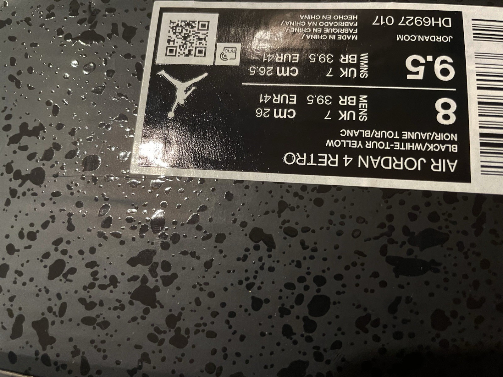 Size 8 – Jordan 4 Retro Mid Thunder