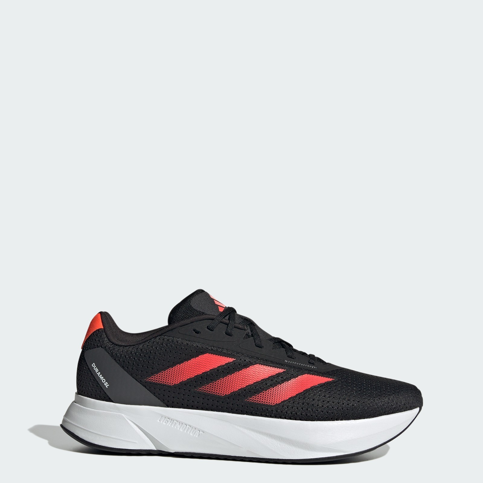 ADIDAS – Men’s Duramo SL Shoes – SIZE: 9.5 – Black/Red/Grey ***NEW IN THE BOX