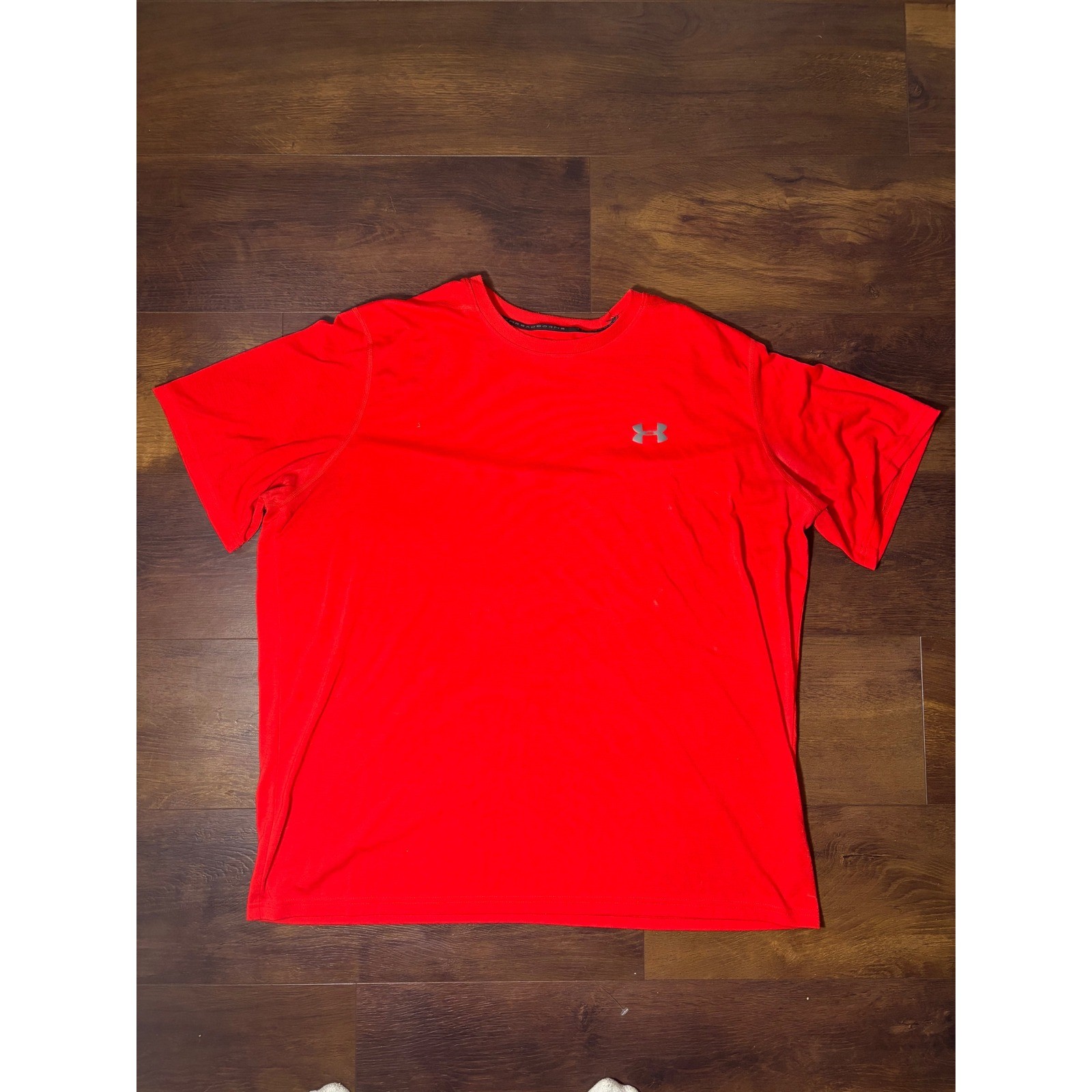 Under Armour Threadborne HeatGear Mens 2XL Red Loose Fit Training T-Shirt