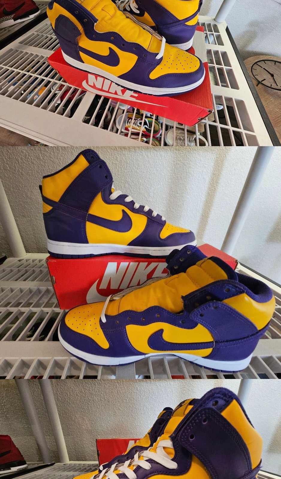 Nike Dunk High Retro Lakers Court Purple DD1399-500