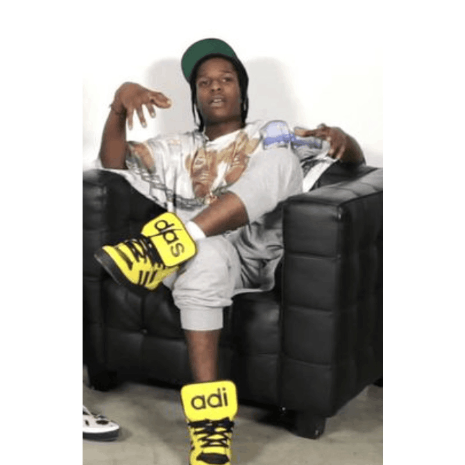 Adidas x Jeremy Scott S/S 2012 Instinct Hi (Black/Yellow) – Size 10