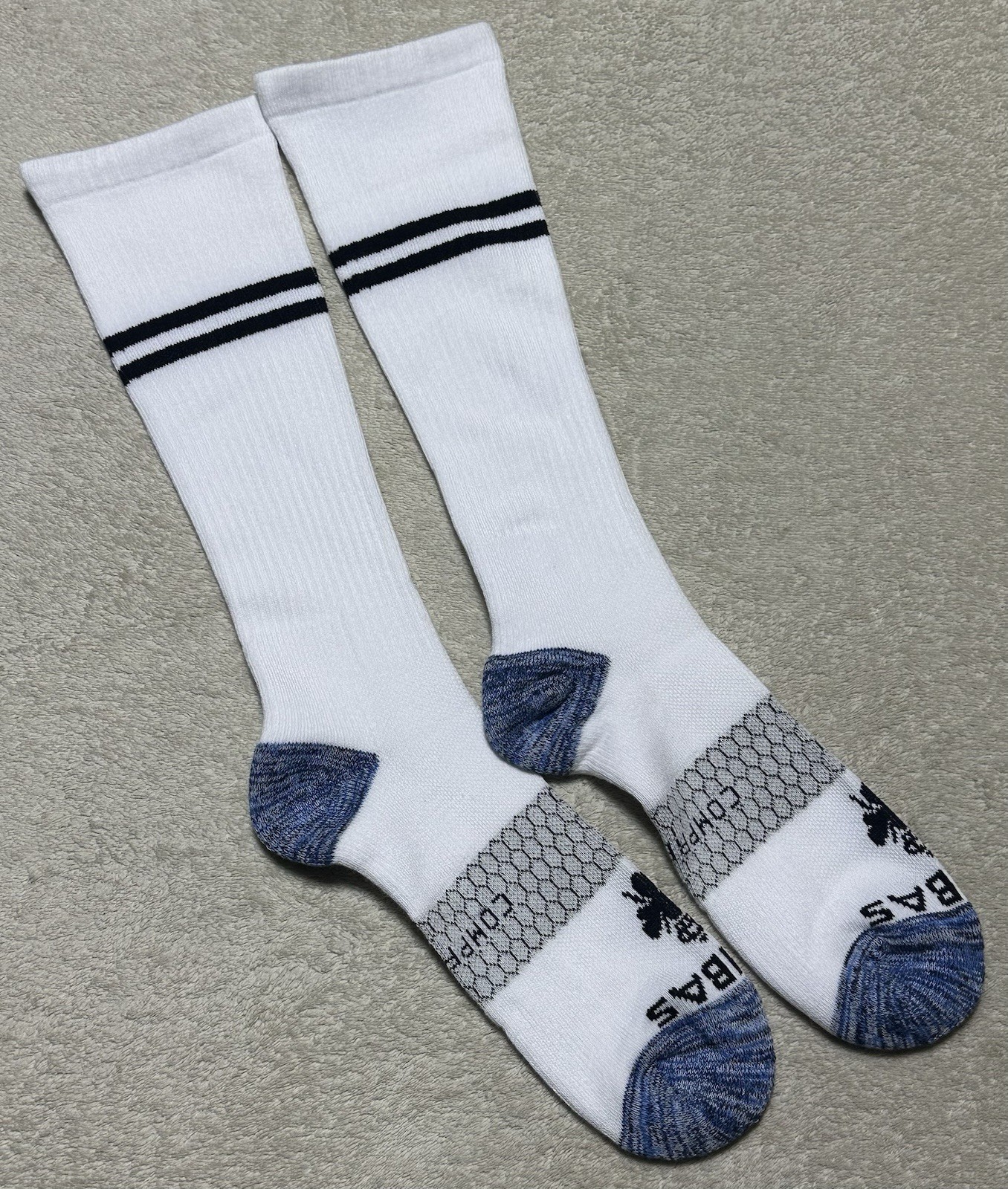 Bombas 1-Pack Unisex Everyday Compression Socks 15-20mm Multicolor Size Medium