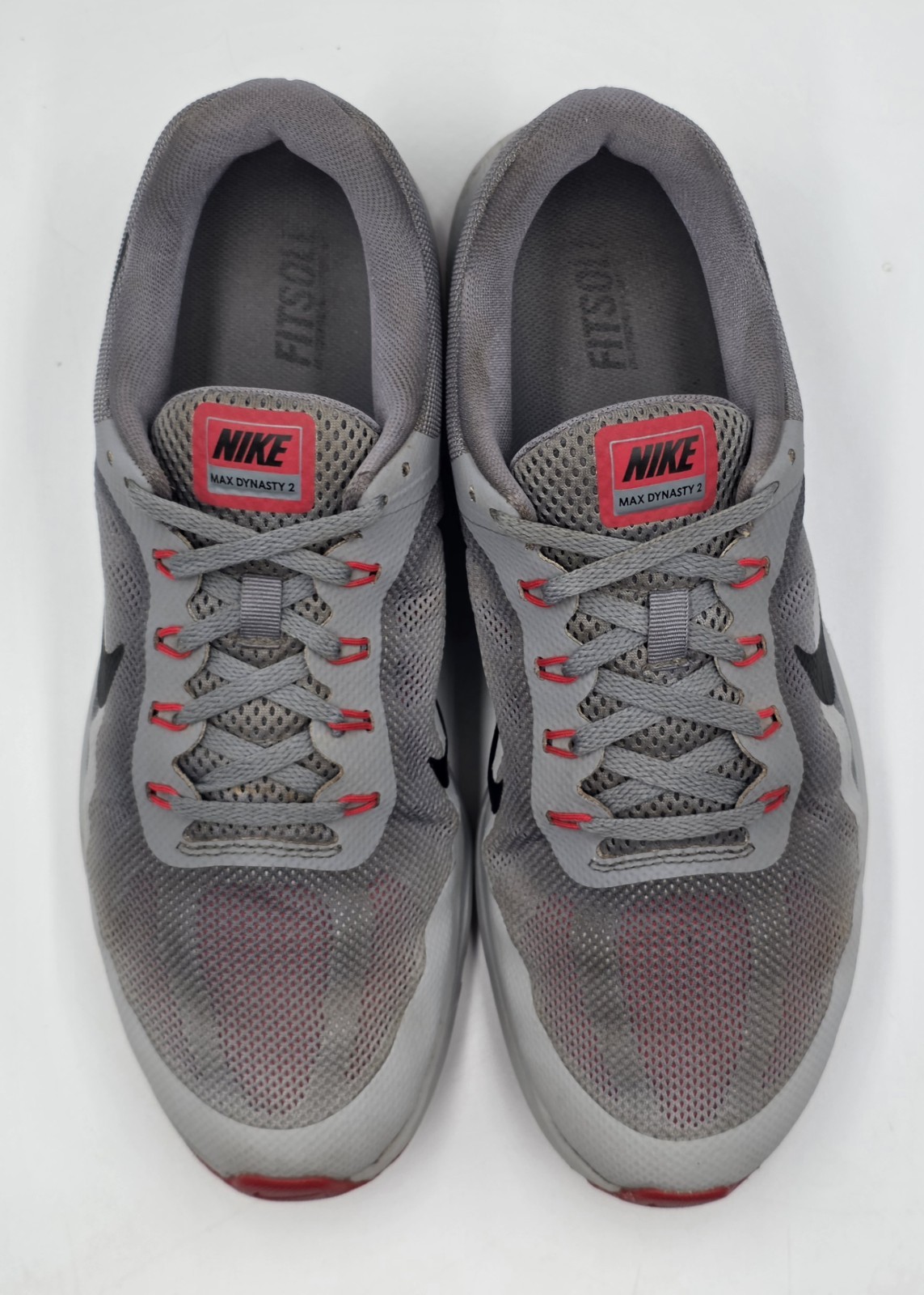 Nike Max Dynasty 2 Running Shoes Grey 852430-013 Men Size 12
