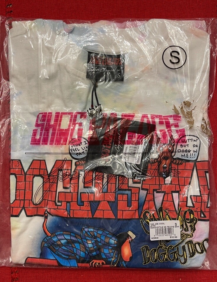 Snoop Dogg Shoe Palace Doggystyle Men’s Shirt XL L S White Joe Cool 90s