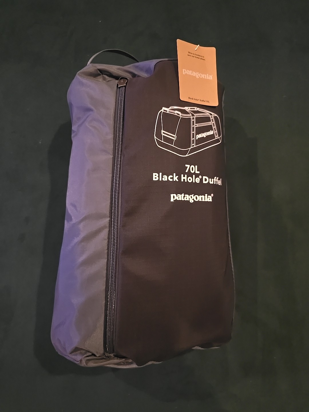 Patagonia Black Hole 70L Duffle Bag Smolder Blue