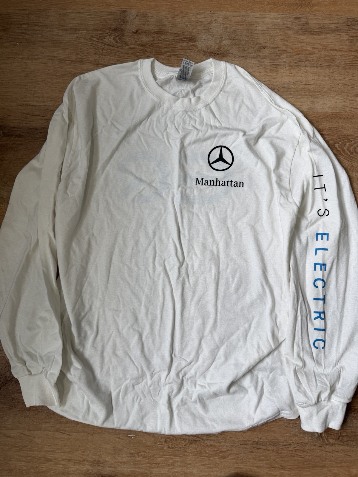 Mercedes Benz -EQ EV Long Sleeve Shirt White XL