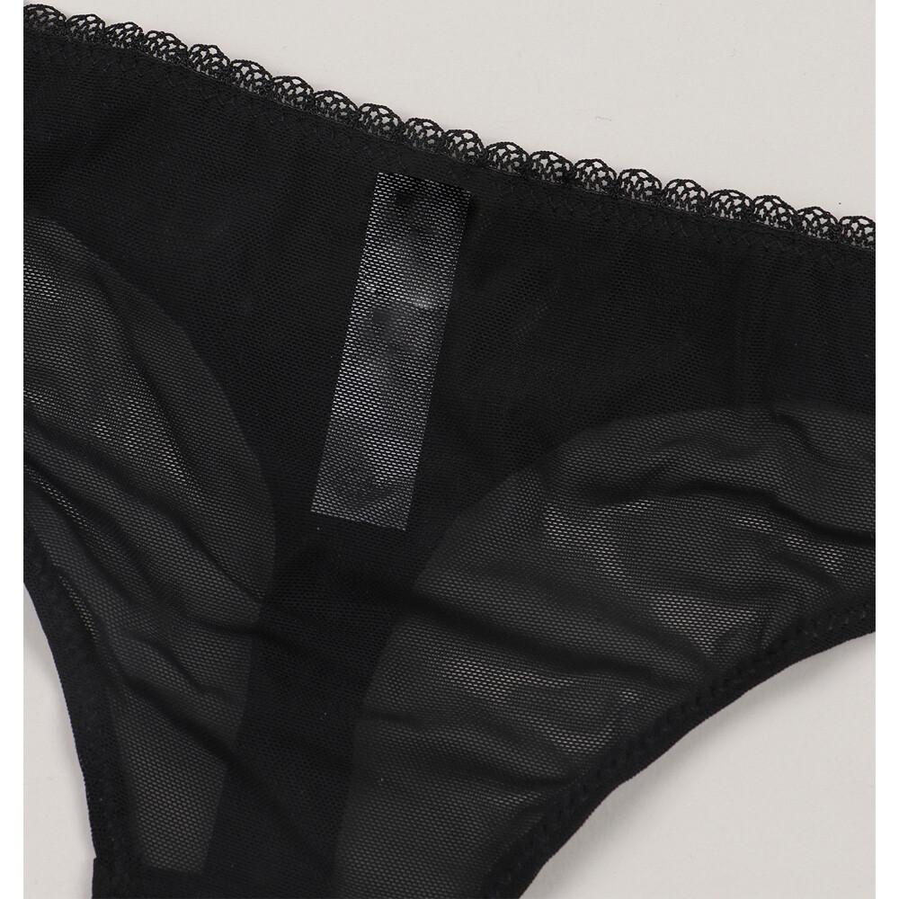 Women Briefs Sheer Mesh Sexy Thin Style Underpants Seductive Thong Knicker S-XXL