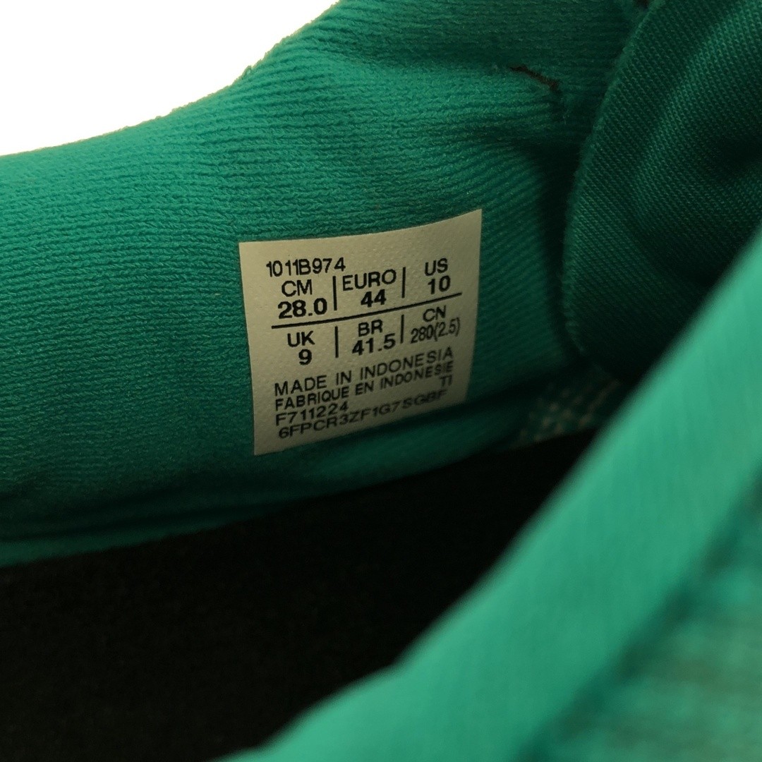 Asics NOVABLAST 5 Emerald Green X Black SNEAKERS 101B974 Blue 28cm Used MESC-0