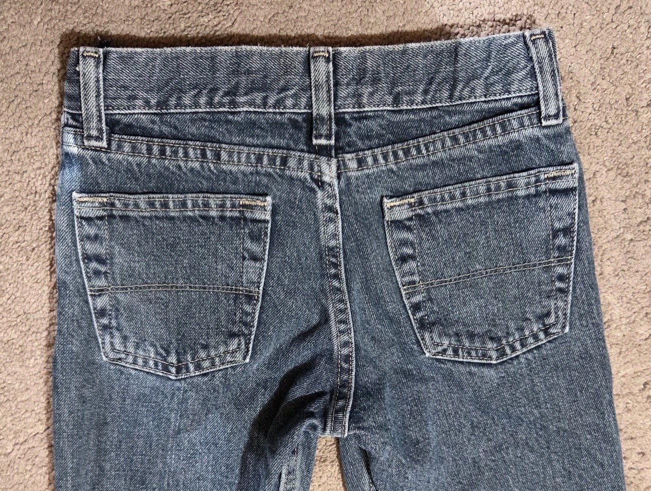 Bailey’s PT Jeans Boys Youth Size 7 Reg Blue Loose Fit Straight Leg Denim