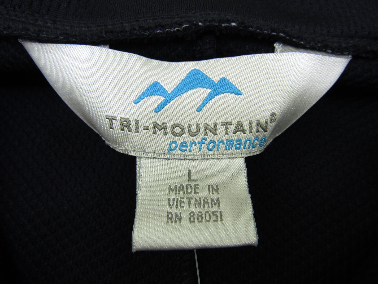 Tri Mountain Performance 1/4 Zip Pullover Men Large Winfield Moisture Wick NWT