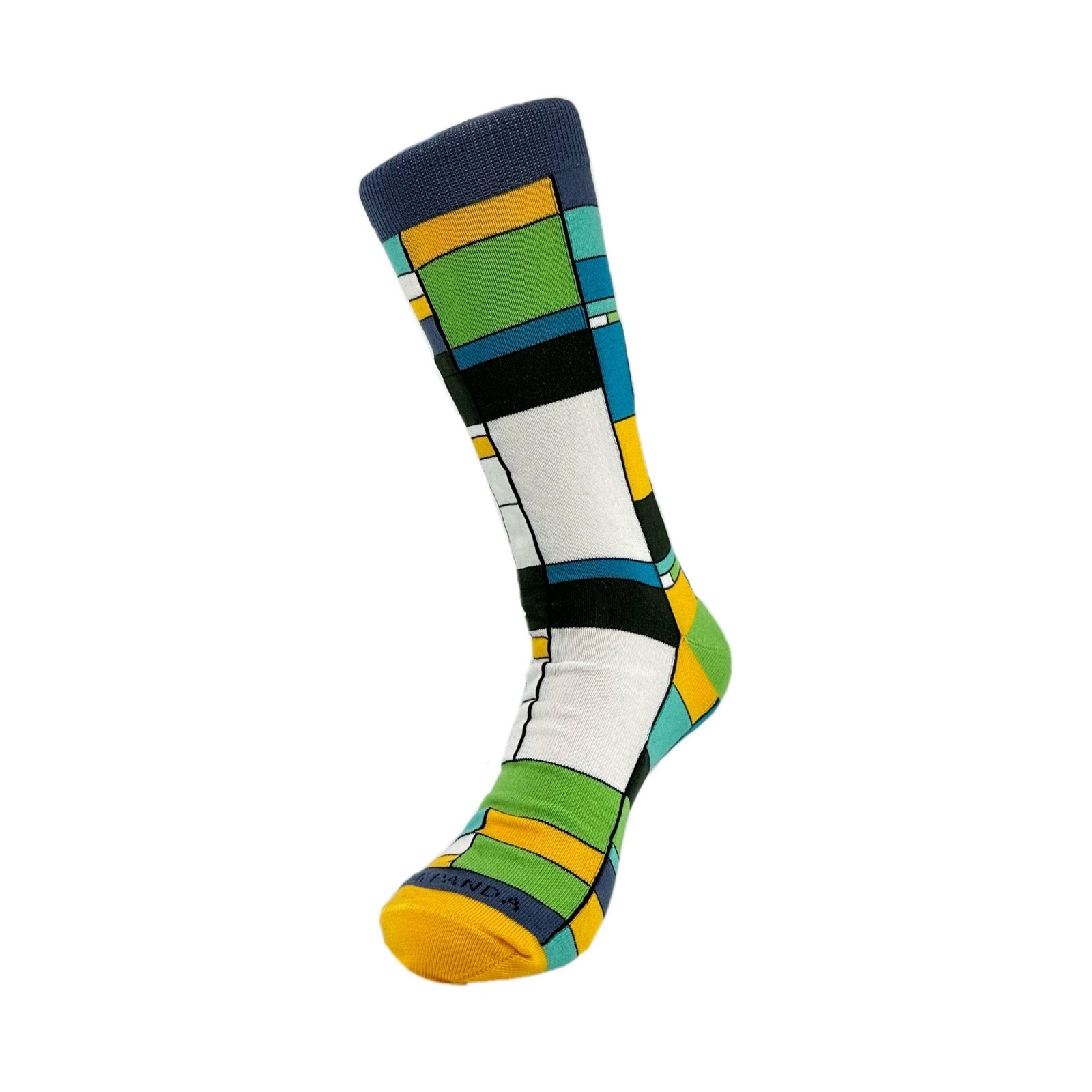Mondrian Style Block Art Socks from the Sock Panda (Adult Large)
