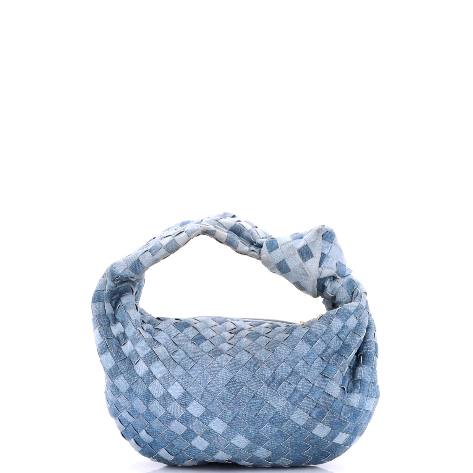 Bottega Veneta BV Jodie Hobo Intrecciato Denim Teen