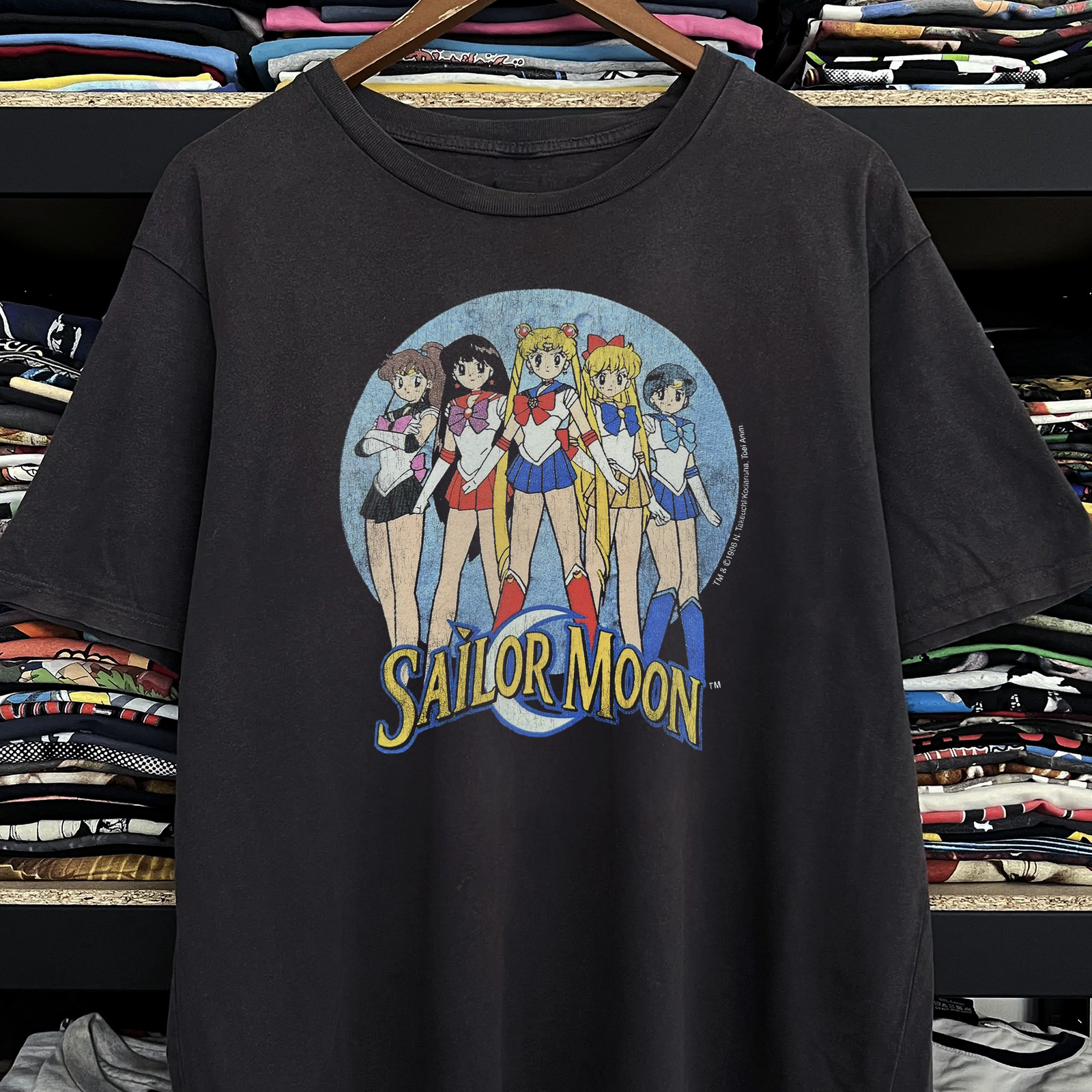 1998 Sailor Moon Classic T-Shirt Black XL