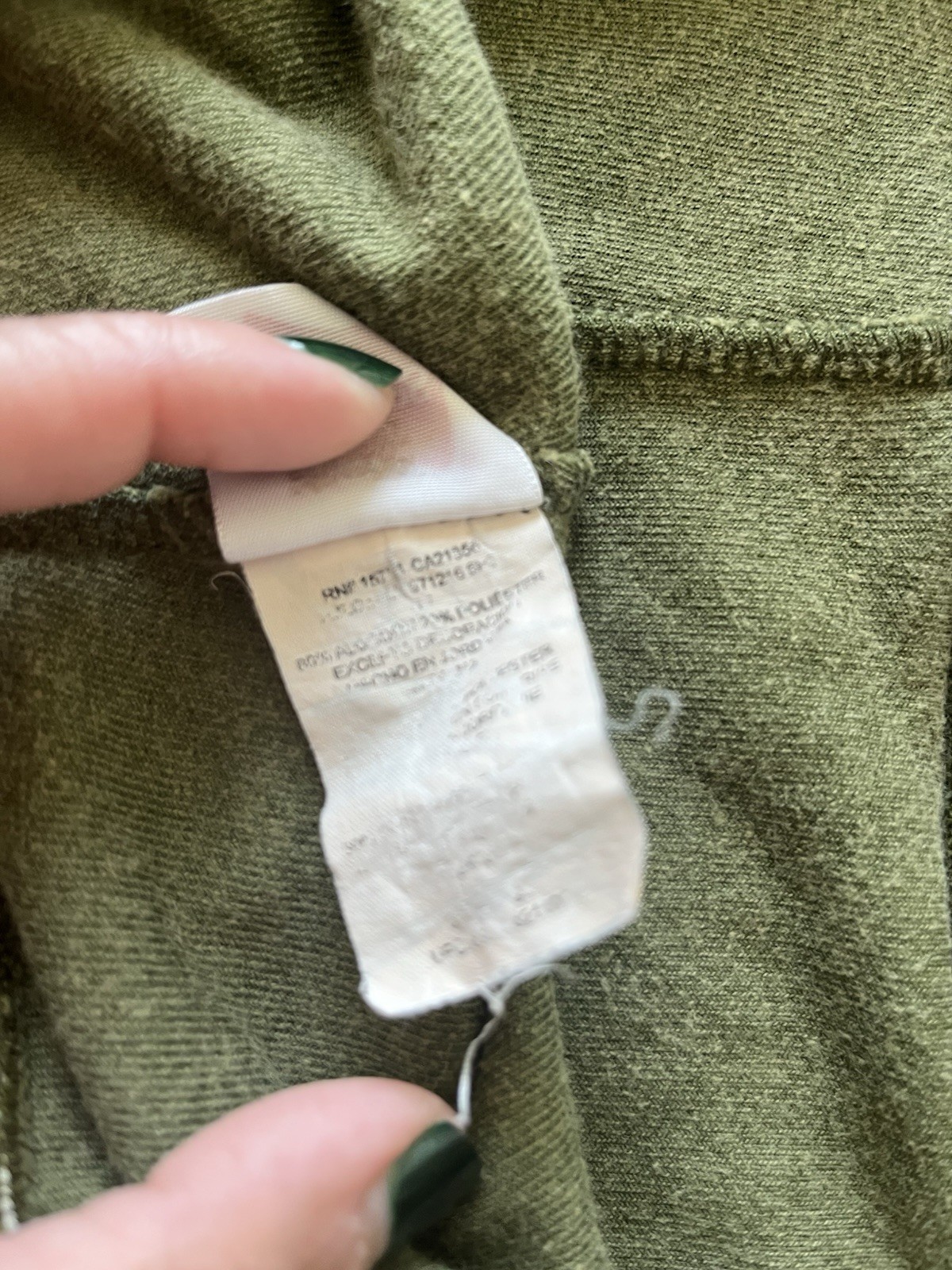 Hanes Women’s Velour Tracksuit 2pc Zip Jacket & Pants Pockets Green Y2K