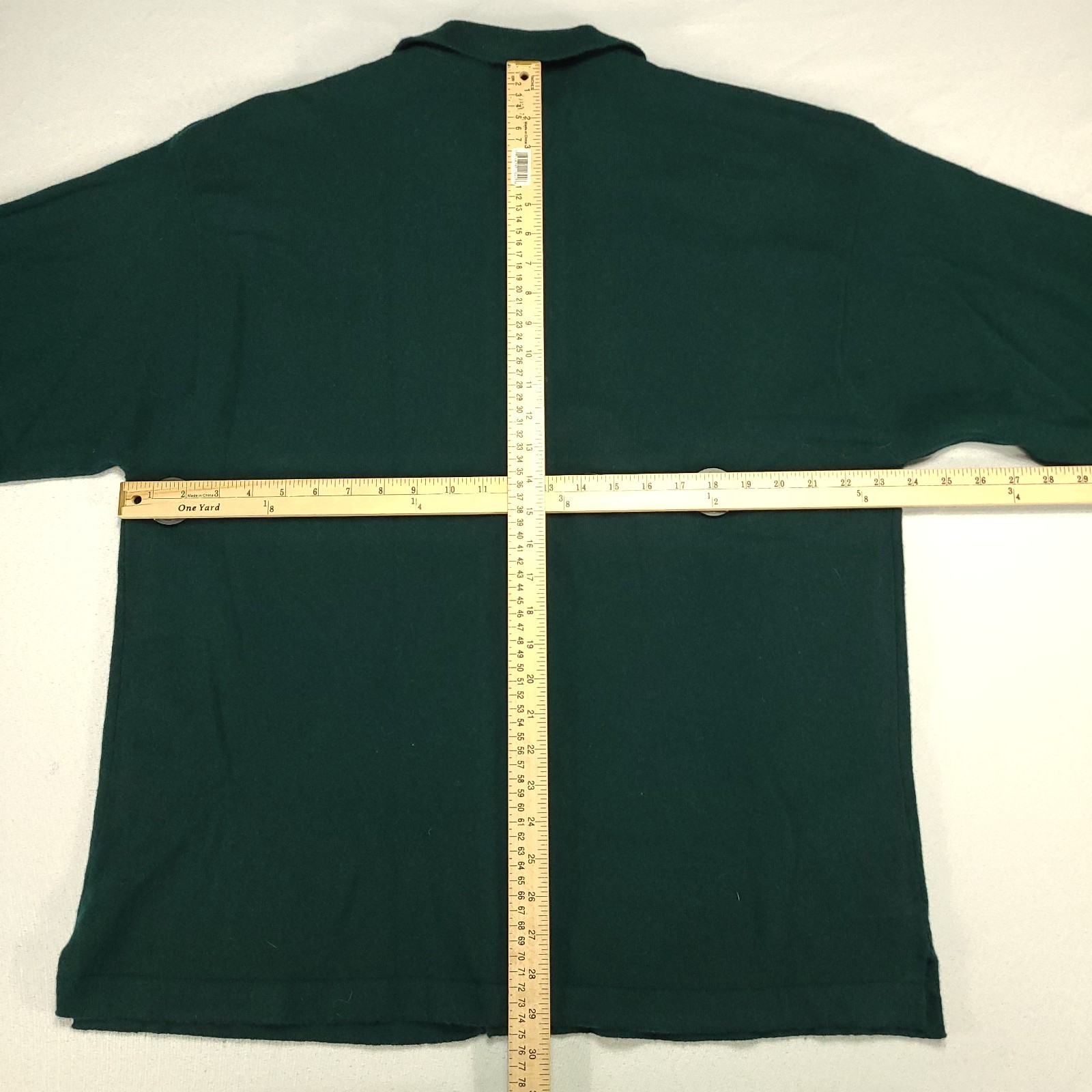 Gap Mens Vintage Sweater XL 100% Lambs Wool Button Cardigan Polo Collar Clean!