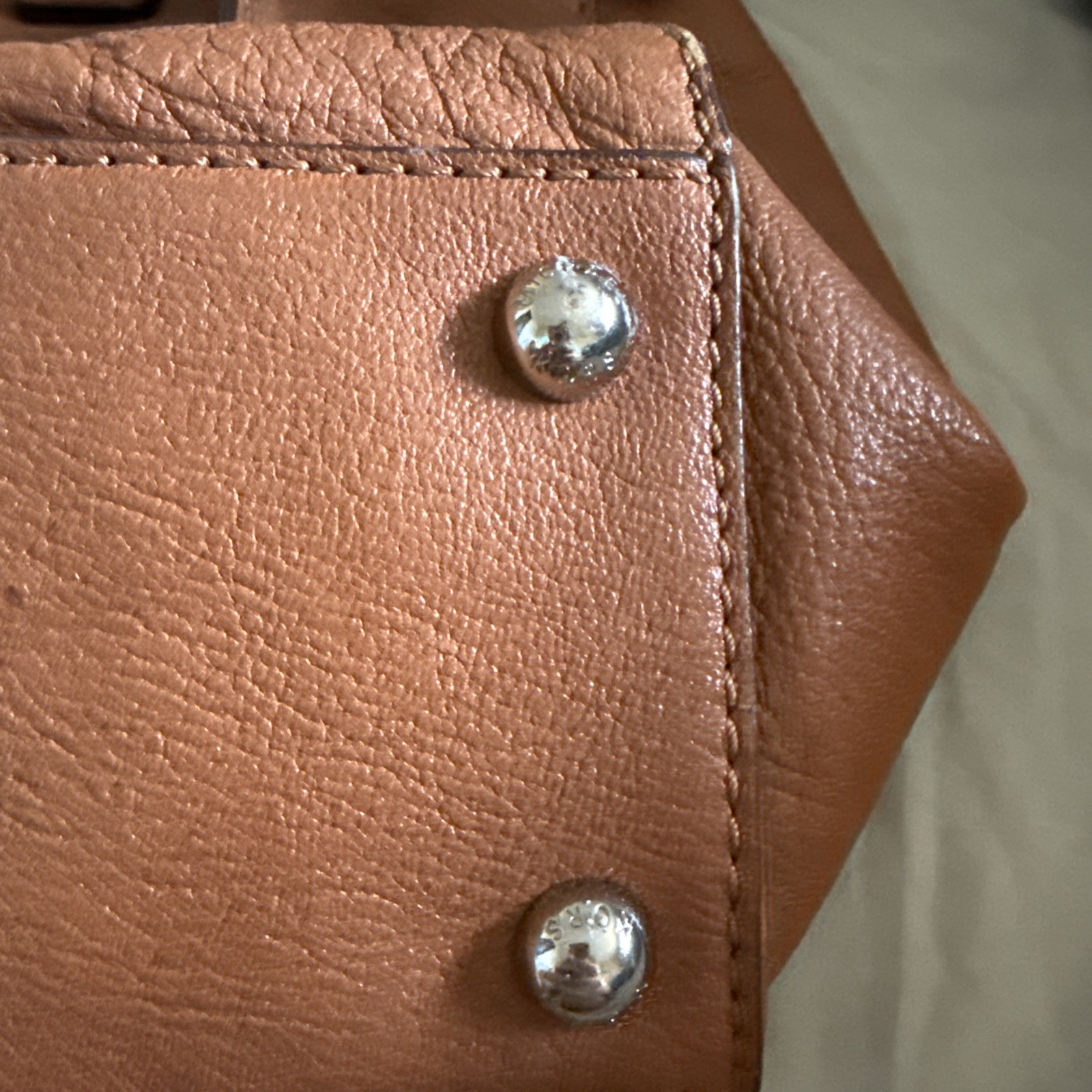 Michael Kors Hamilton Large Saffiano Leather Large Tote ShoulderBag Camel Brown