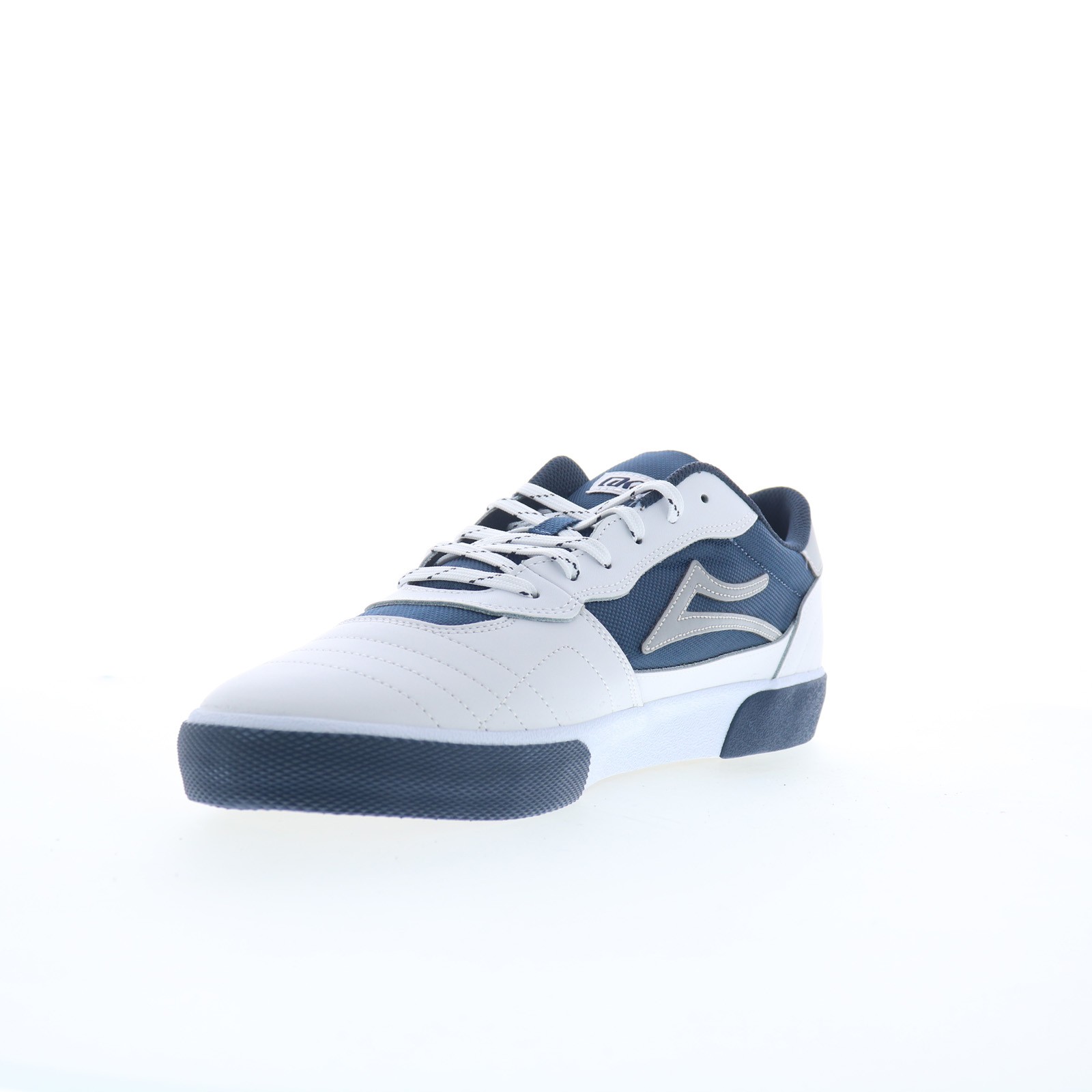 Lakai Cambridge Mens White Leather Lace Up Skate Inspired Sneakers Shoes