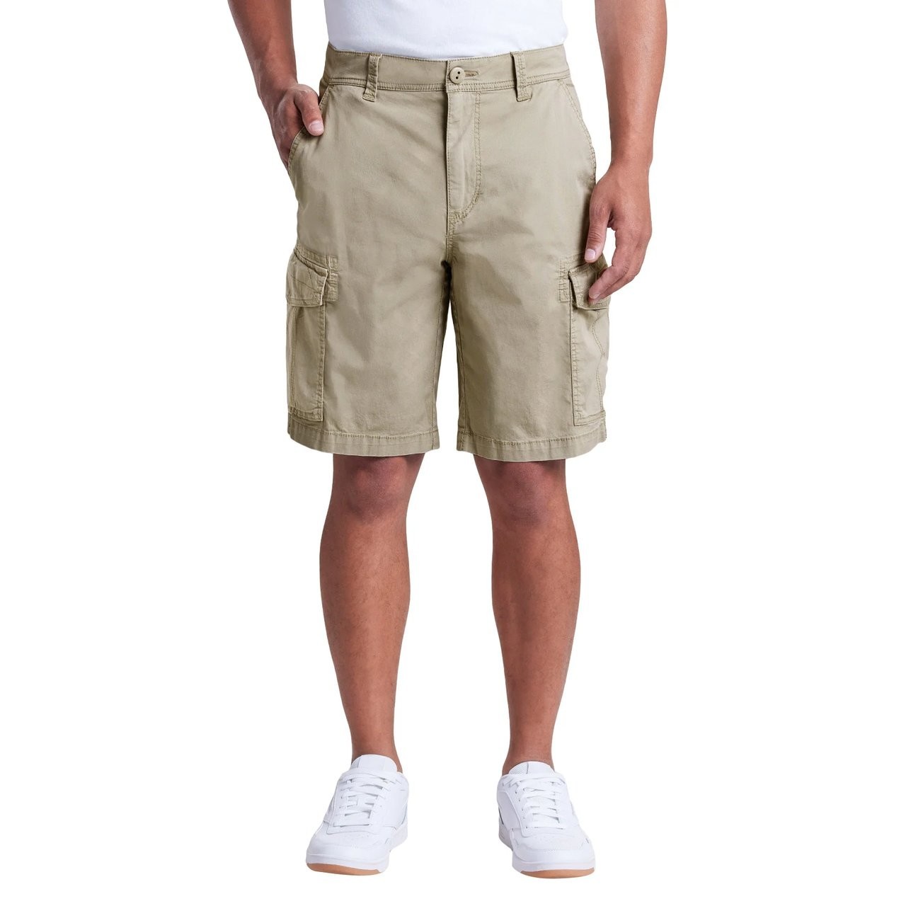 UNIONBAY Men’s Cargo Shorts Tan Color 98% Cotton Size 38, NWT