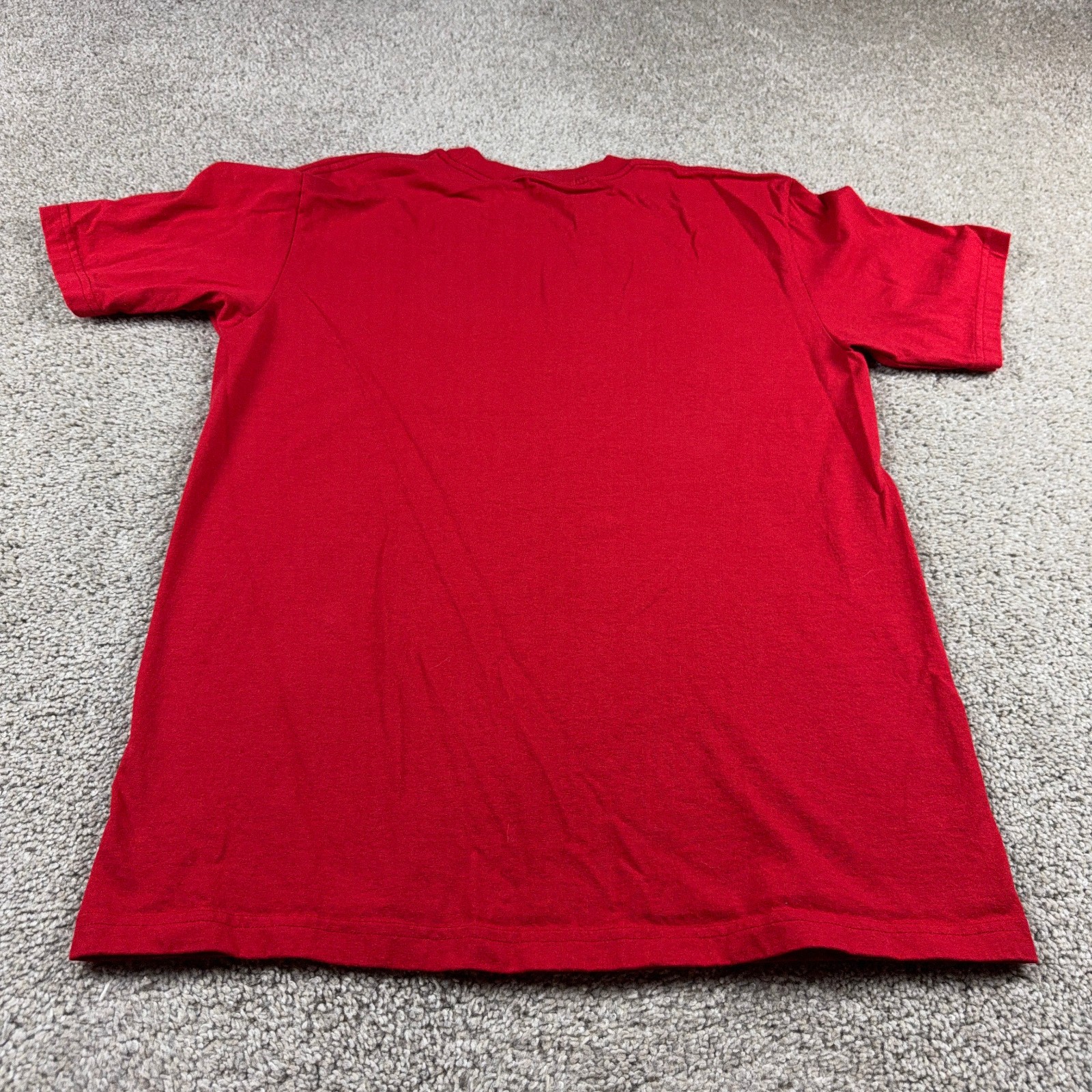 American GIant Shirt Mens Large Red American Made USA Flag Collection Tee Crew
