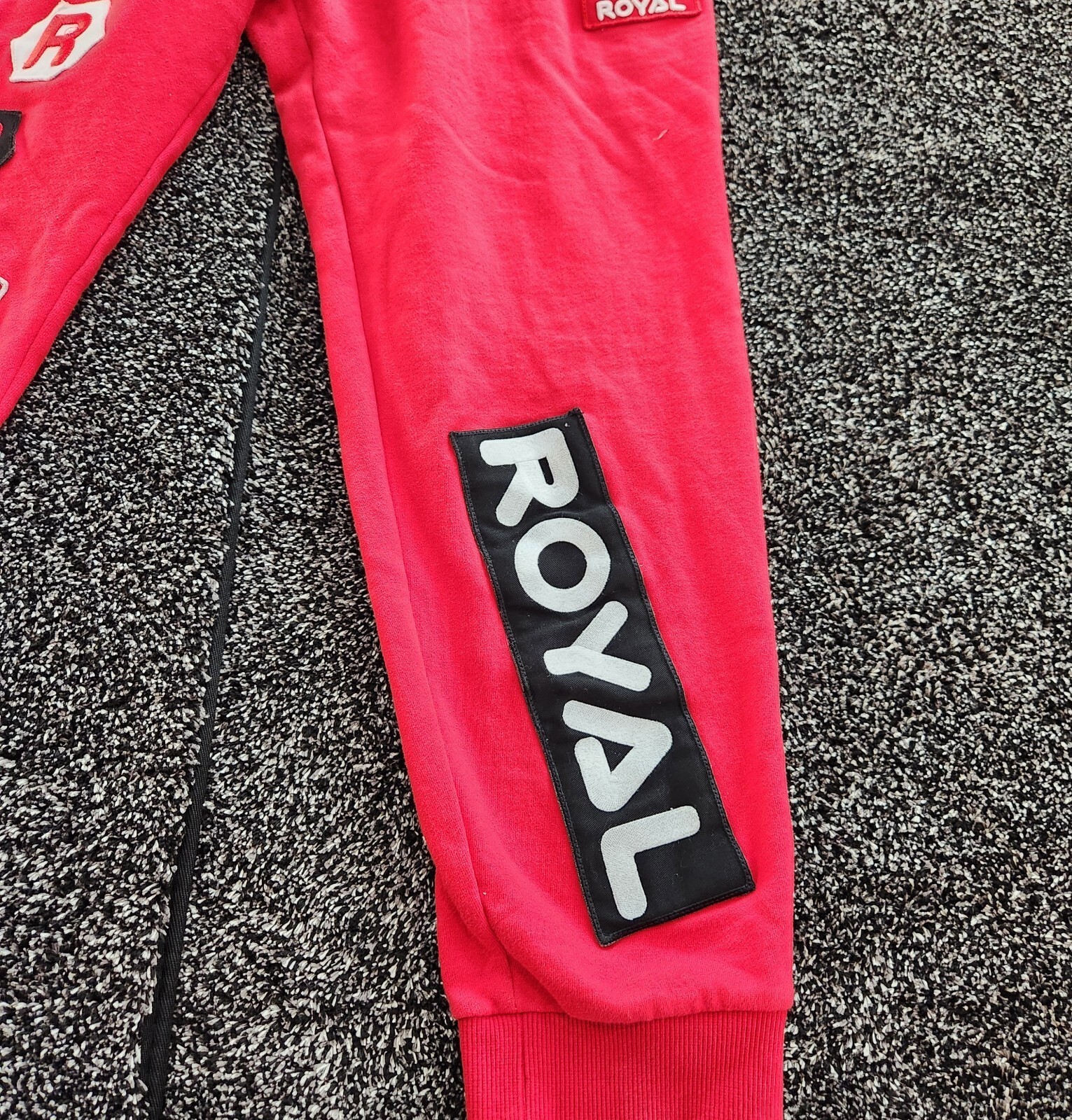 World of Troop Men Fleece Large Jogger Pants Troop Royal Patch Designs Premium