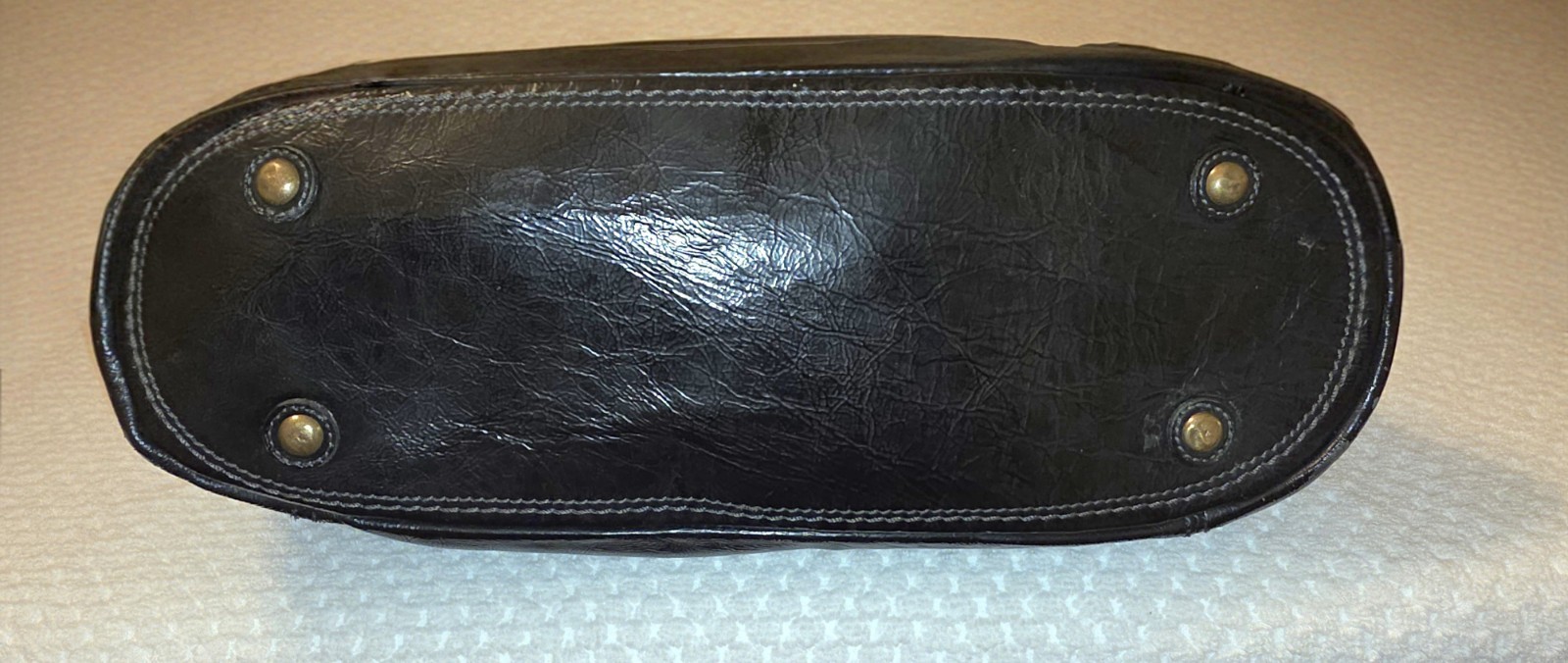COACH Black Patent Leather Tote F0773-11500