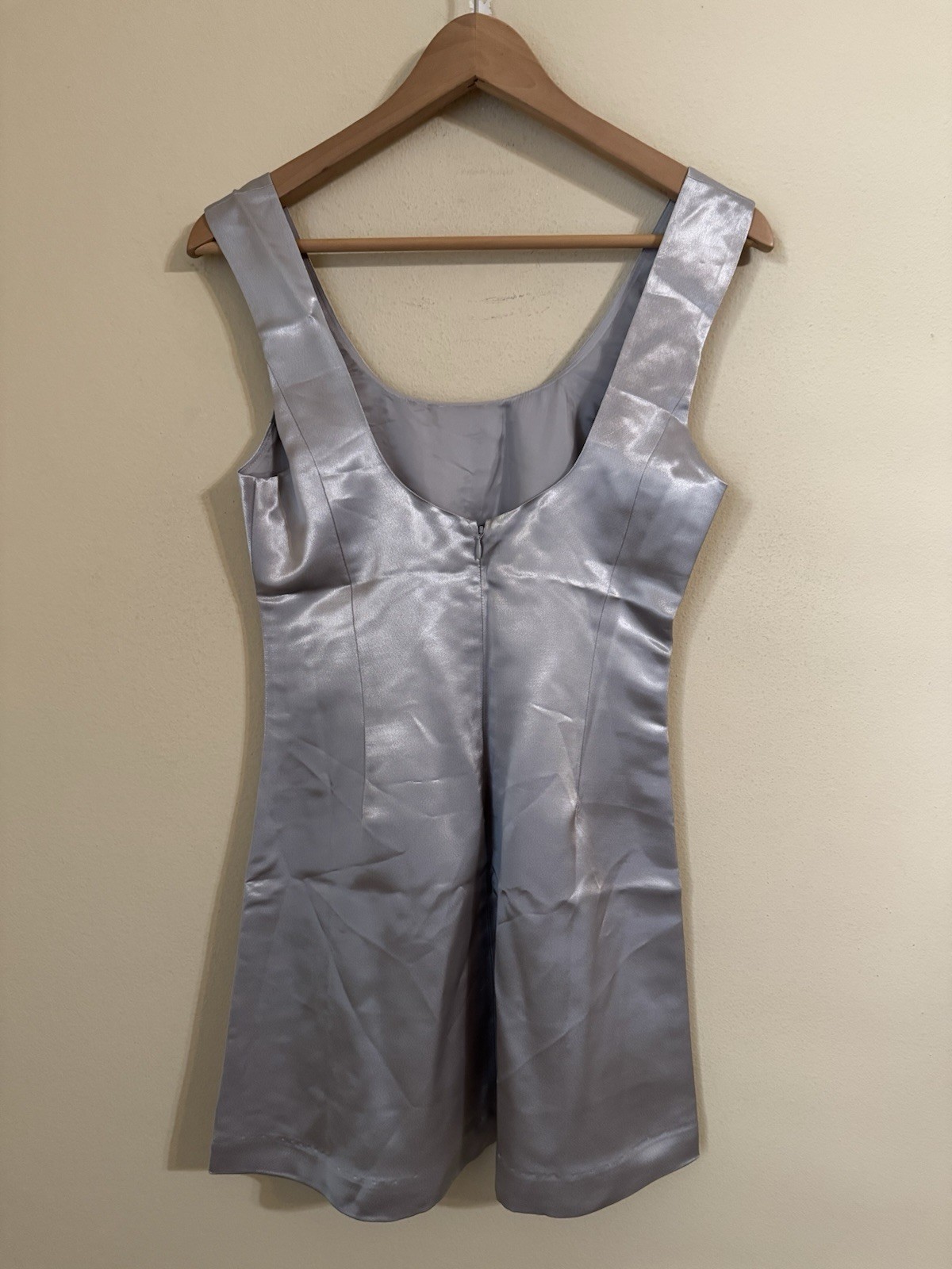 Kallmeyer New Eloise Mini Dress Mercury Liquid Twill Size 2
