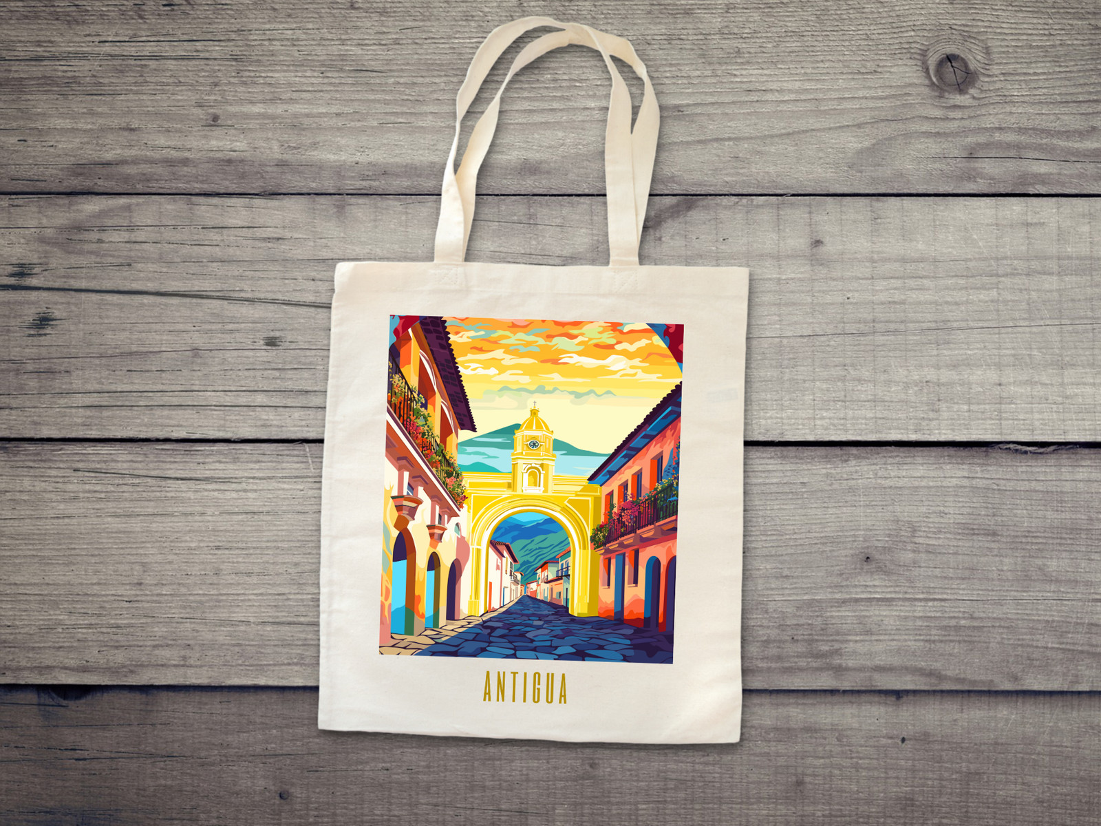 Latinamerica Tote Bag, natural color everyday use tote bag, latina tote bag, lat