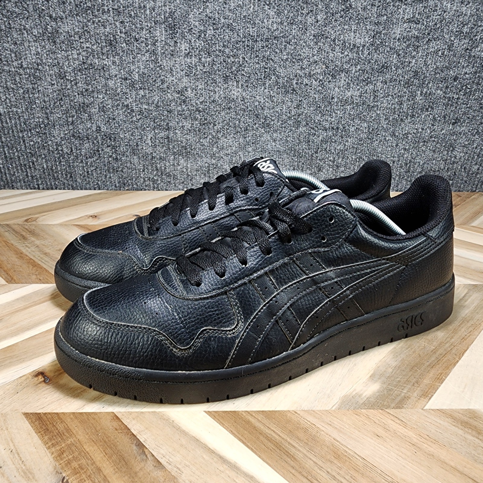 ASICS Japan S Black Triple Black 1191A163-001 Retro Court Shoes Men’s Size 12