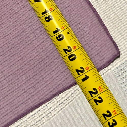 NEW 20 x 21 In. Small Sq. Lavender Solid Color 100% Mulberry Silk Scarf- SS 1035