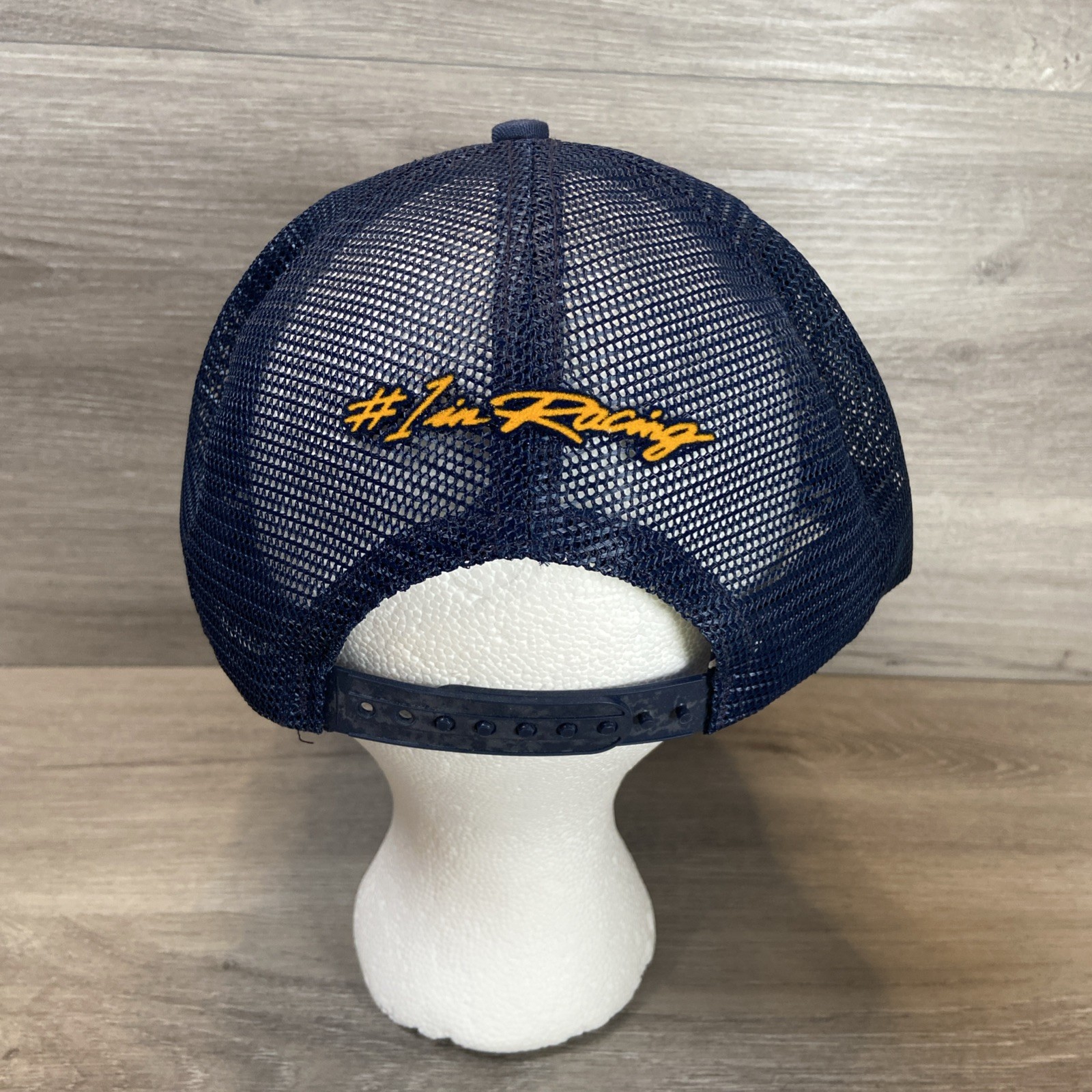 Vintage Goodyear Hat SnapBack Cap Swingster #1 Racing Patch Blue Gold USA