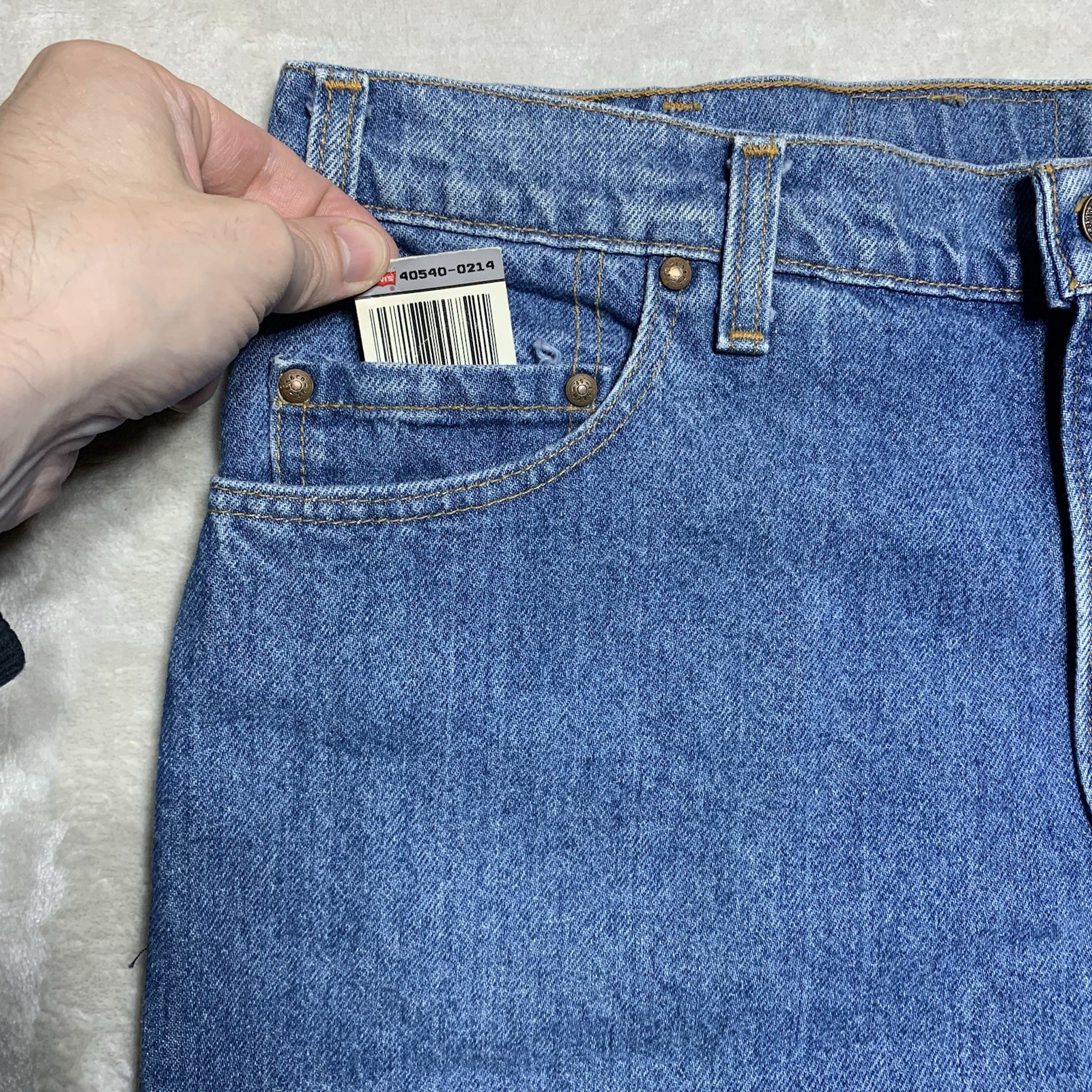NEW Vintage 90s Levi’s 540 Jeans Men’s 38×30 Brown Tab Relaxed Fit Loose USA