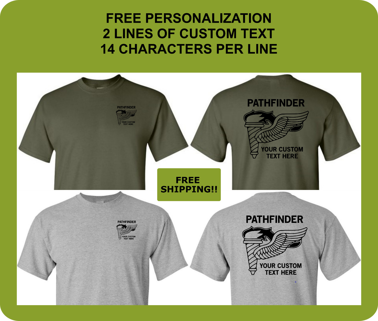 US Army Pathfinder Shirt, Custom Performance Shirt, Veteran Shirt, US Army Shirt