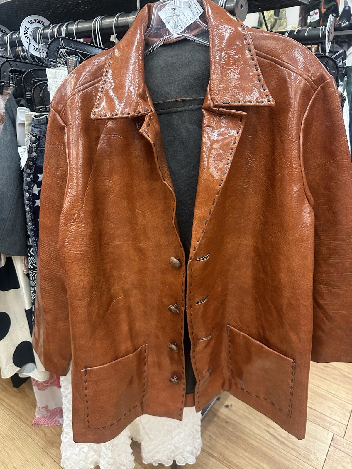 Men’s Real Leather Pants Sz 36