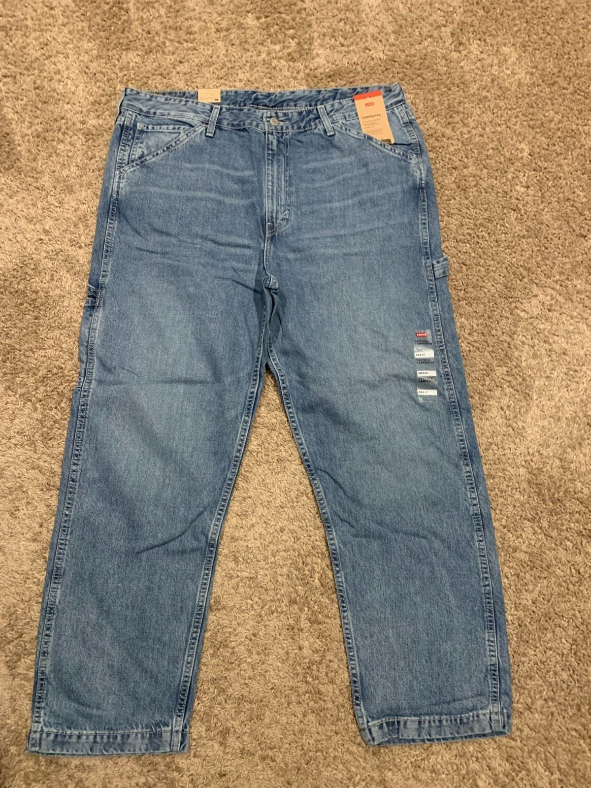 Levi’s Carpenter Jeans Loose Fit Tapered Leg Men’s Sizes NWT RT$69.50 0004