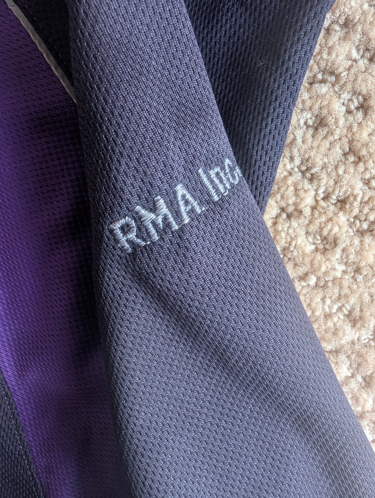 FedEx Short Sleeve Medium Polo Shirt Black Purple FedEx Lot Of 2