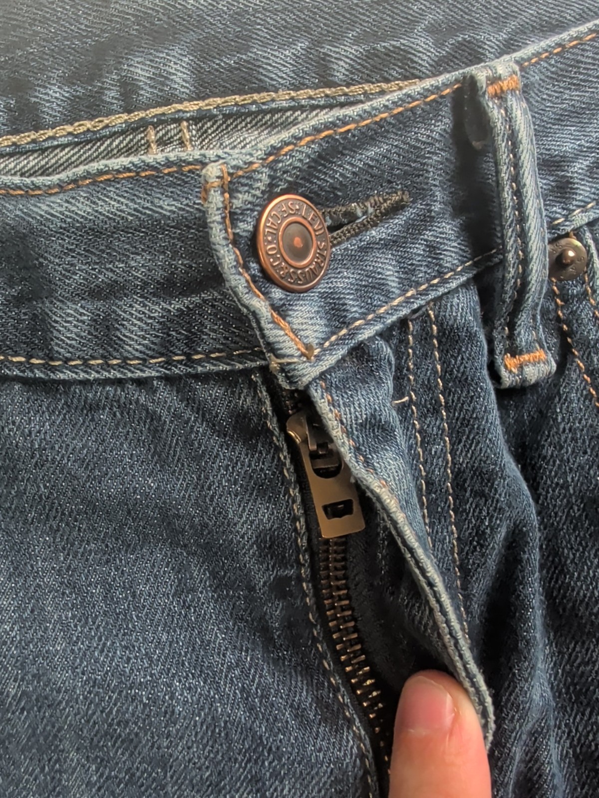 Levis 527 Low Boot Cut Mens 30×30 Blue Jeans