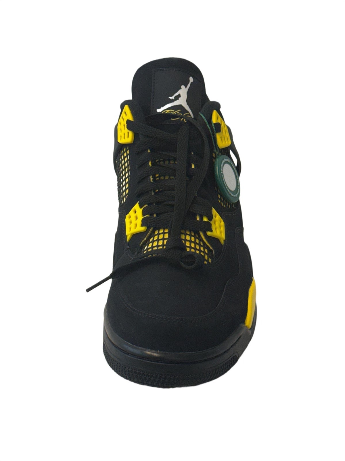 Nike Air Jordan Men’s 4 Retro Thunder Black Tour Yellow 12.5 (DH6927-017) NEW