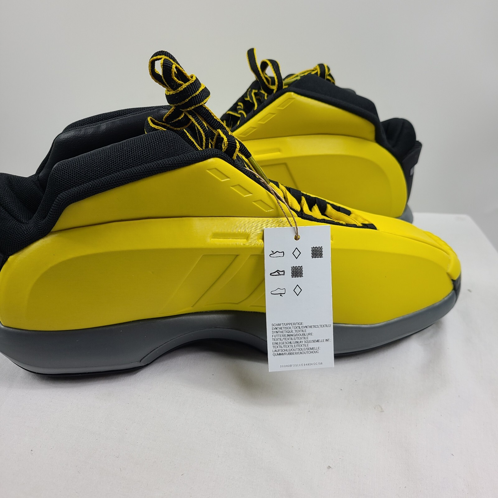 adidas Crazy 1 Sunshine Kobe Bryant Basketball Shoes GY3808 Men’s Size 10
