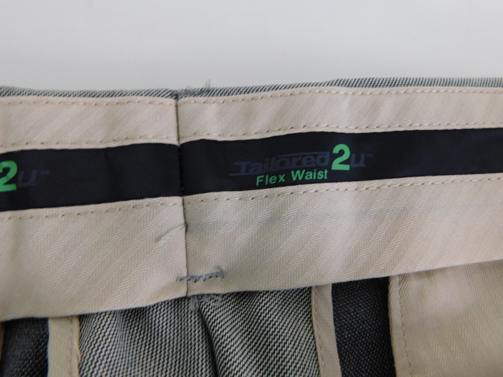 Savane Mens Designer Lightweight Sharkskin Gray Dress Pants 34 x 32 NEW $68