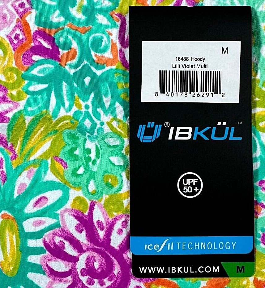 NWT IBKUL Golf Tennis Top Pullover Shirt XS S M Longsleeve Hoodie H2