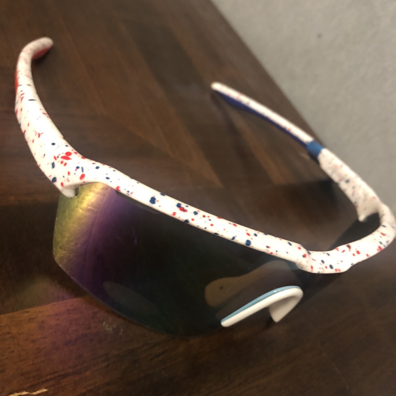 PUGS Sunglasses America 250Th Anniversary Edition ￼Red white￼ blue splatter