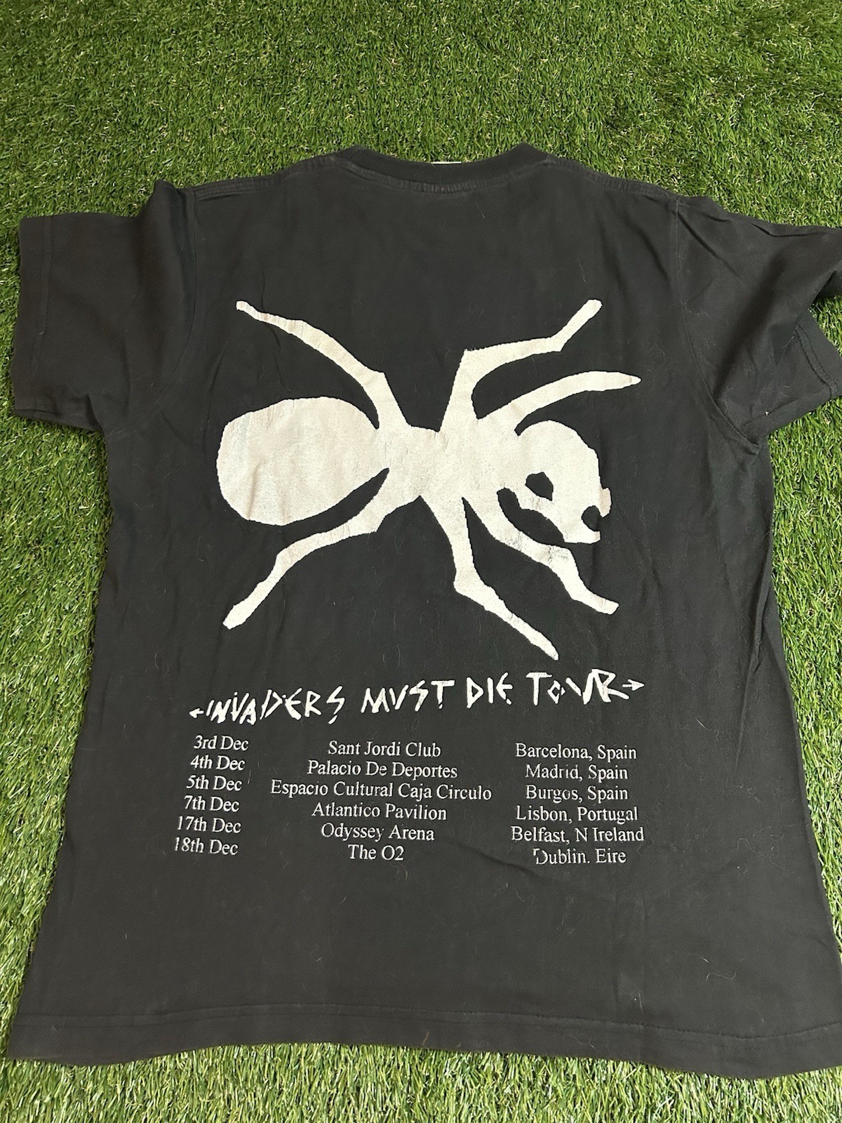 Vintage 2009 The Prodigy Invaders Must Die Tour Band T Shirt Sz S Y2K 2000s EDM