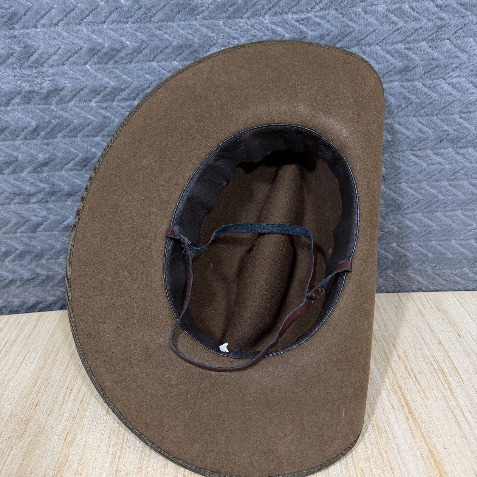 Vtg John Bardley And Sons Wool Military Hat Australia Army Slouch Size 7 1/8