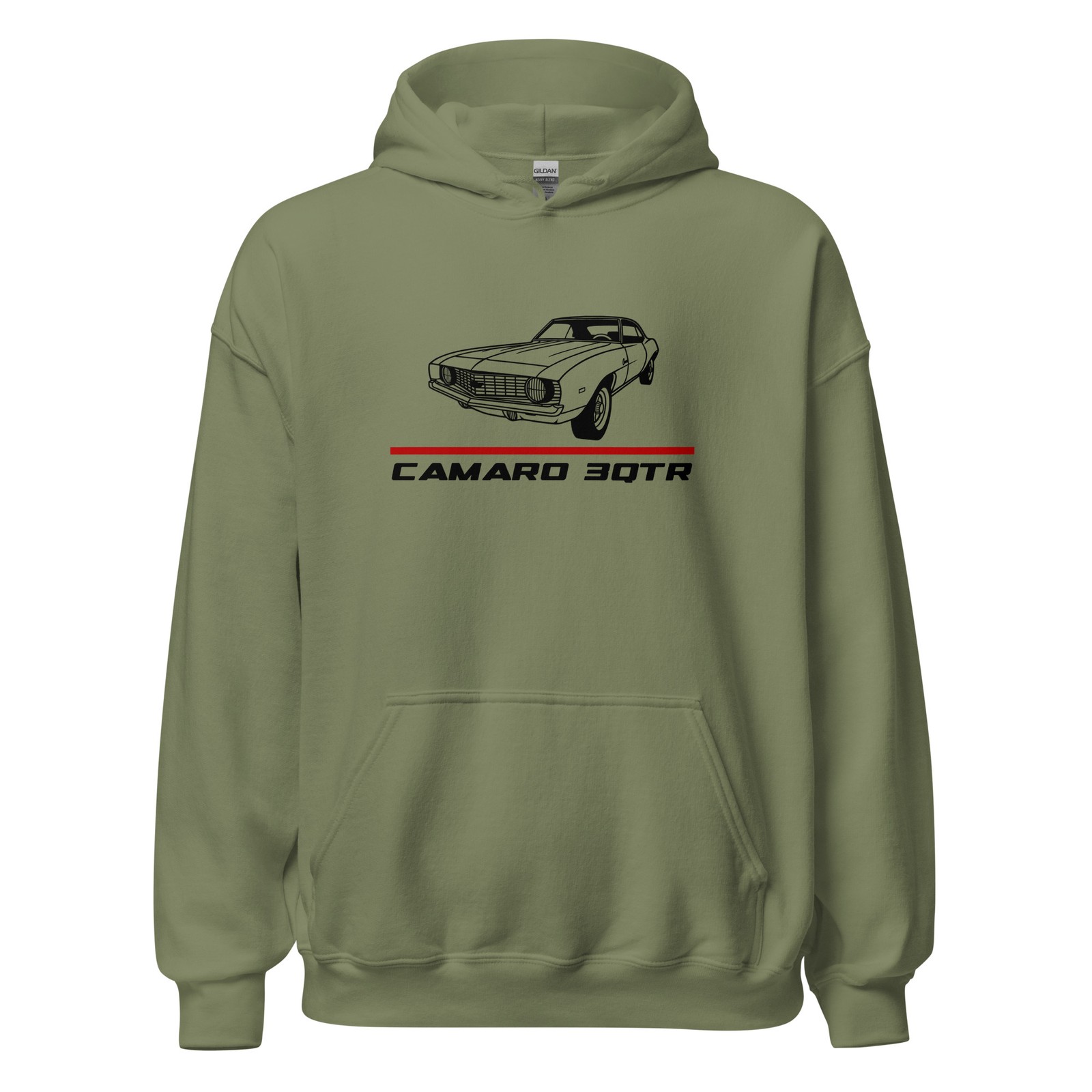 Premium Hoodie For Chevrolet Camaro 3QTR 1969 Car Fans Christmas Gift